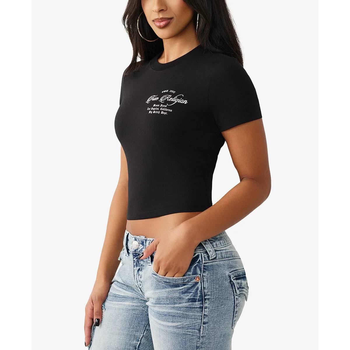 Camiseta pequeña con buddha de cristal - imagen 3