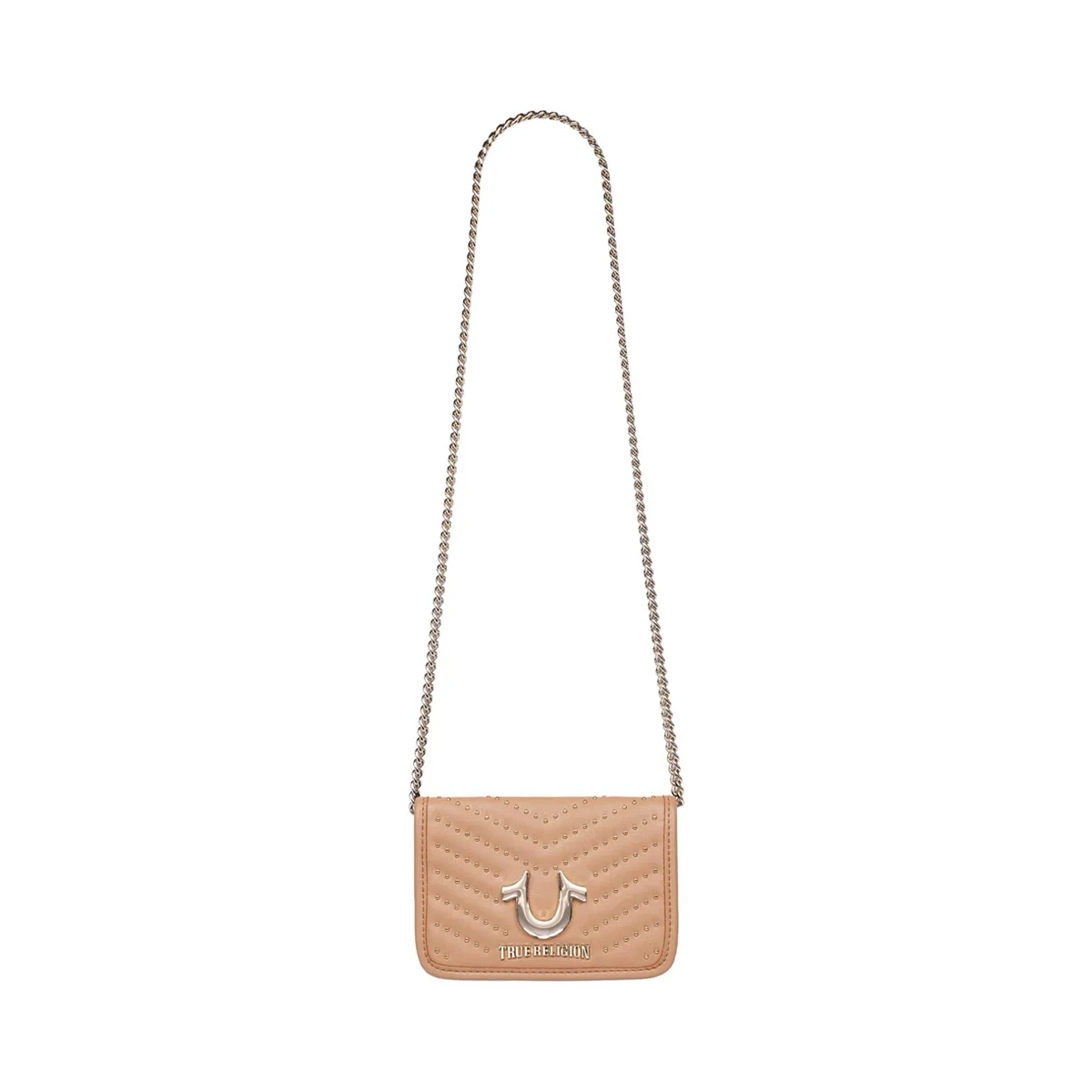 Bolso crossbody con solapa y múltiples tachuelas - imagen 5