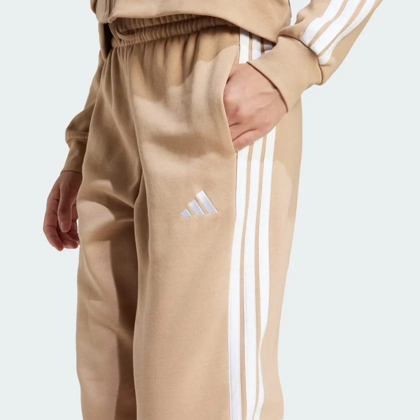 Pantalón Essentials 3-Stripes Fleece Loose-Fit - imagen 4