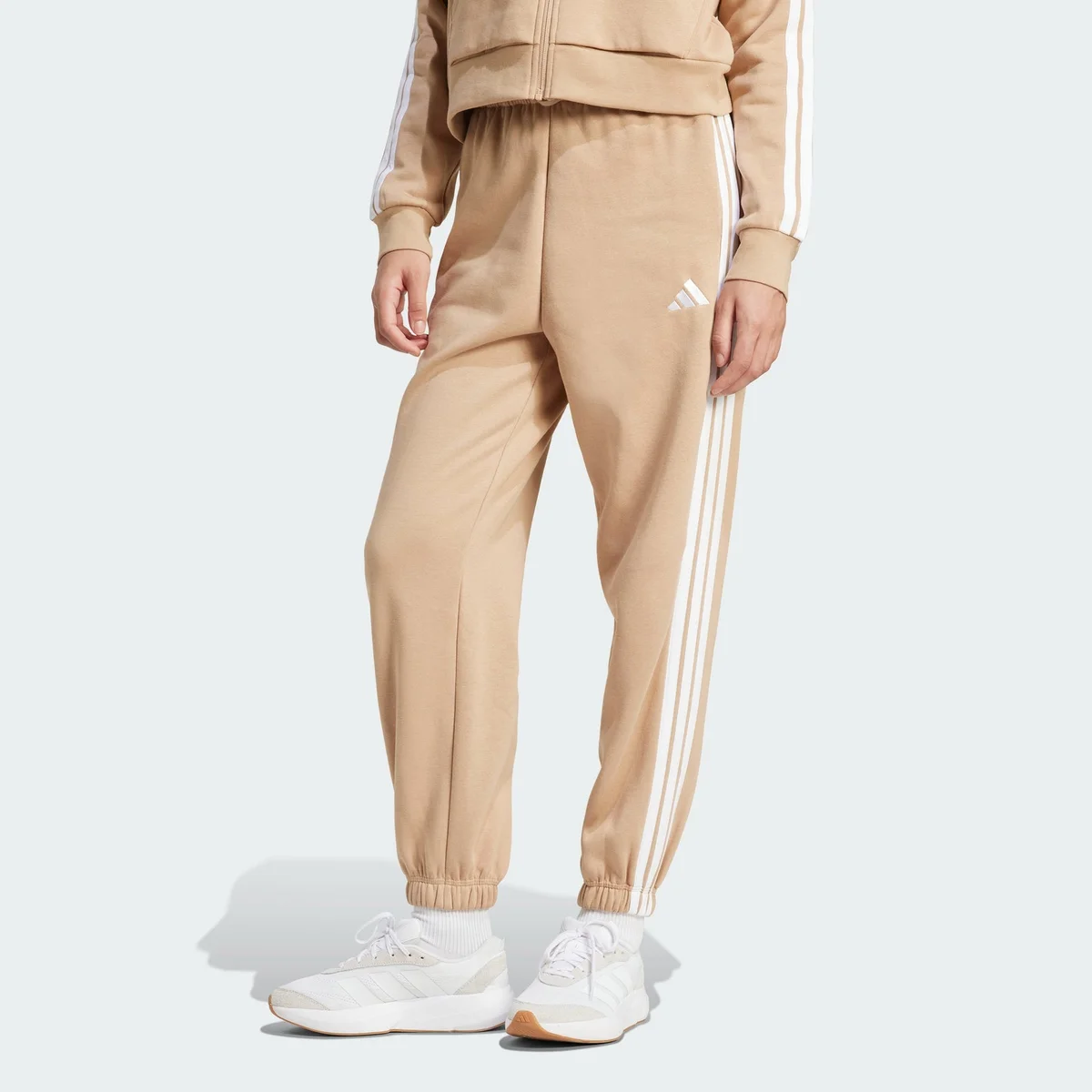 Pantalón Essentials 3-Stripes Fleece Loose-Fit