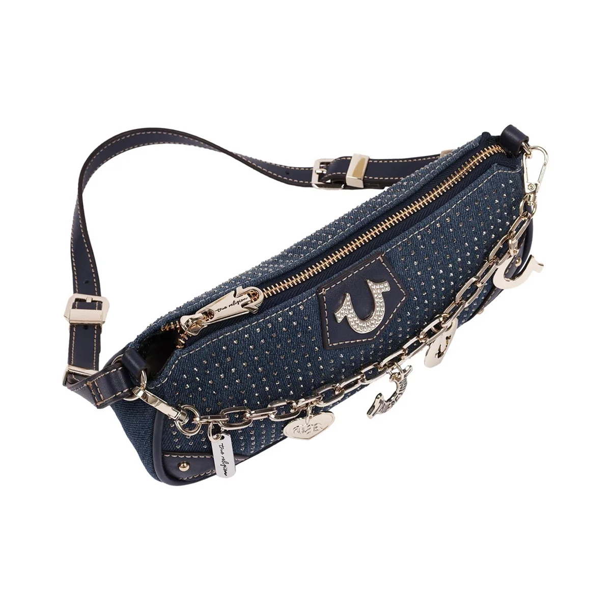 Bolso de hombro en denim - imagen 5