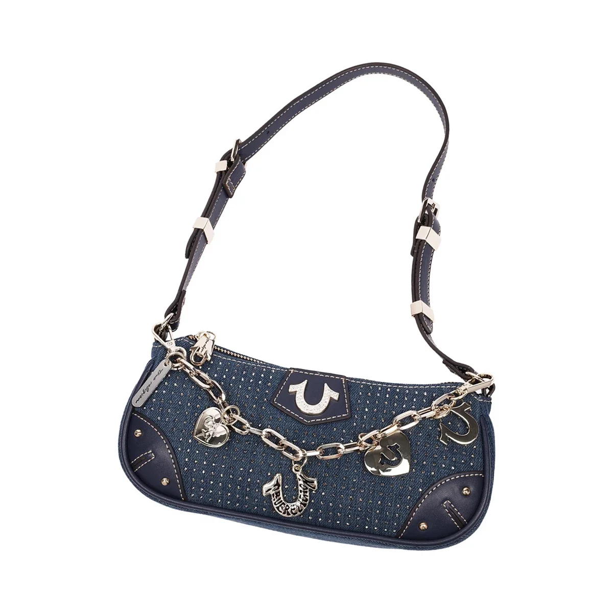 Bolso de hombro en denim - imagen 7