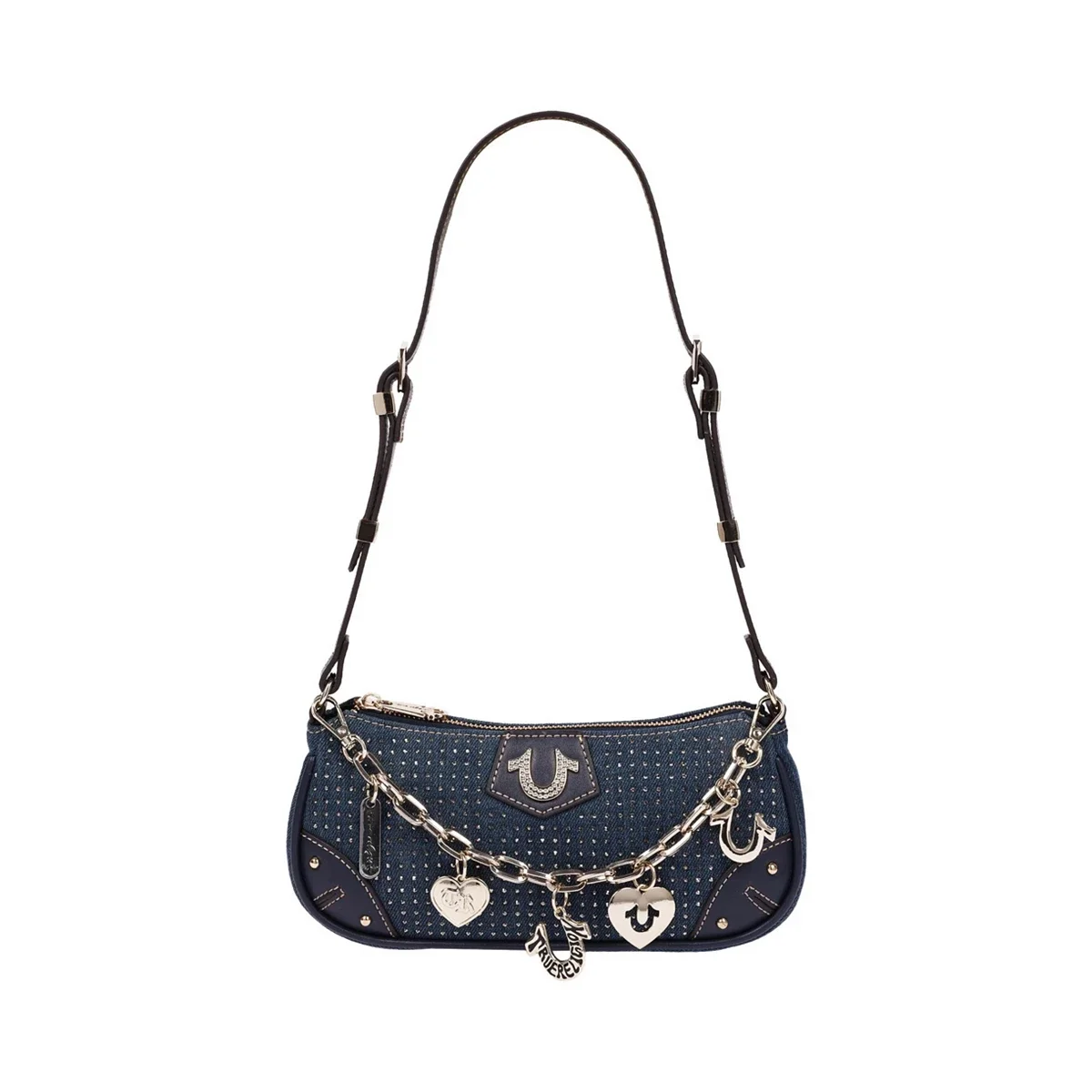 Bolso de hombro en denim