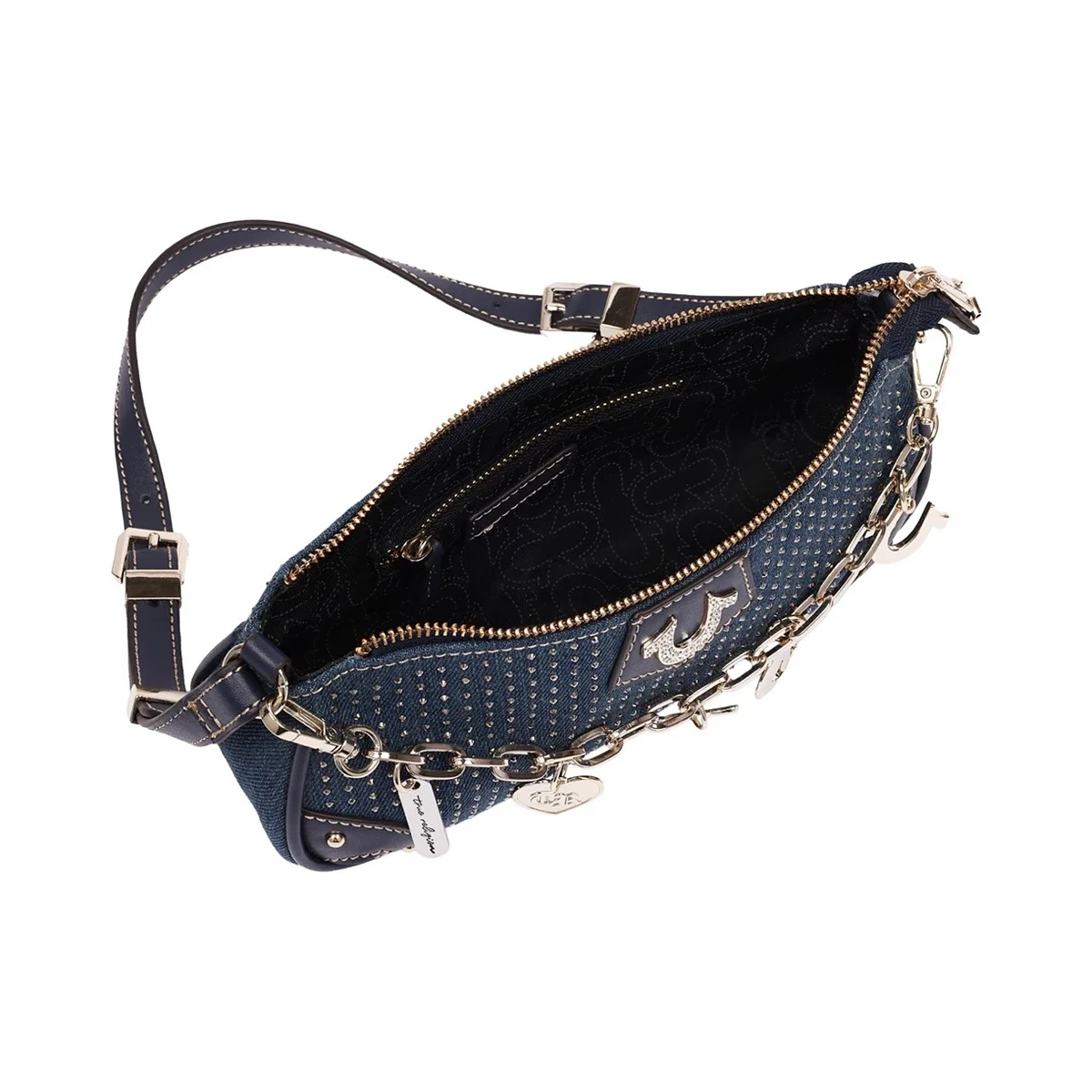 Bolso de hombro en denim - imagen 6