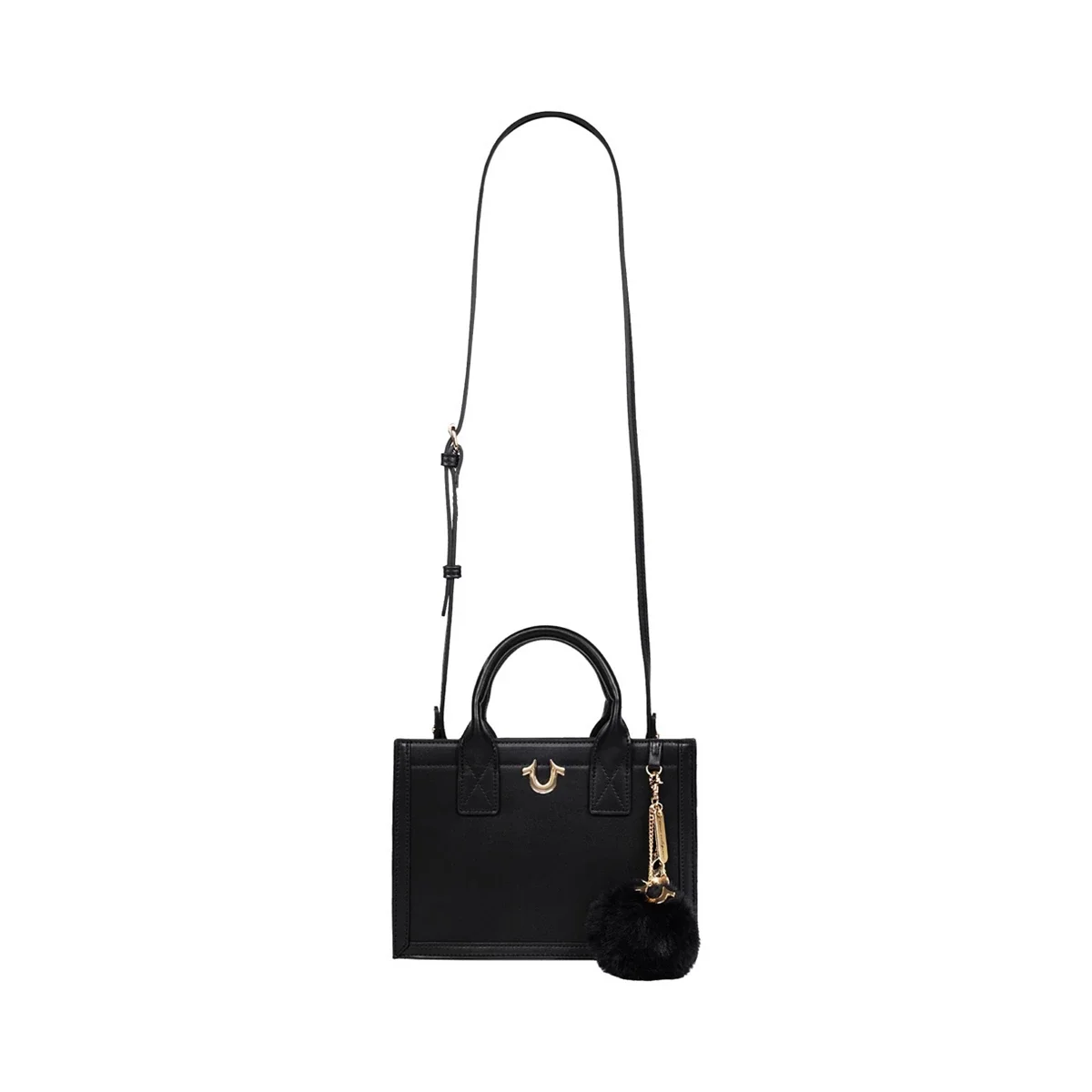 Bolso Tote moderno con pompón colgante - imagen 4