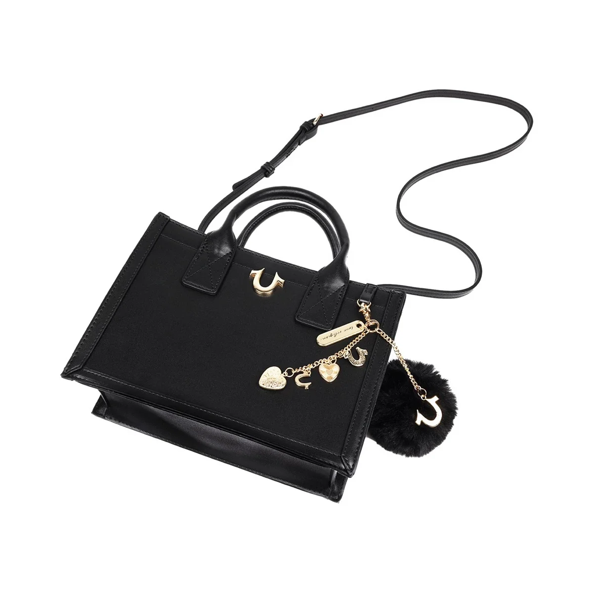 Bolso Tote moderno con pompón colgante - imagen 5