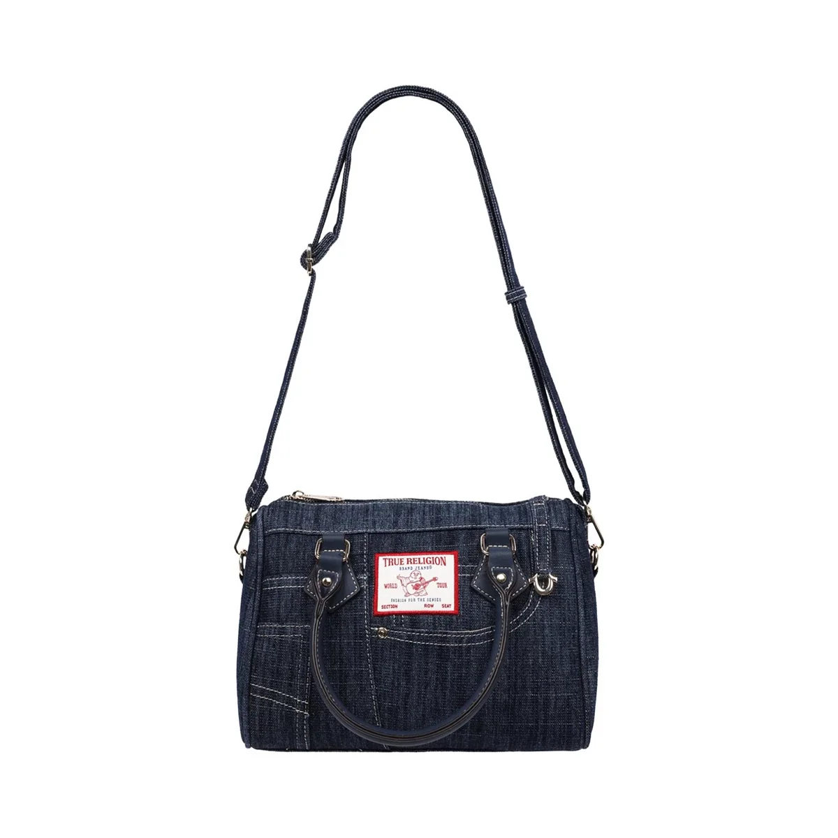 Bolso Bandolera en denim Heritage con correa cruzada - imagen 4