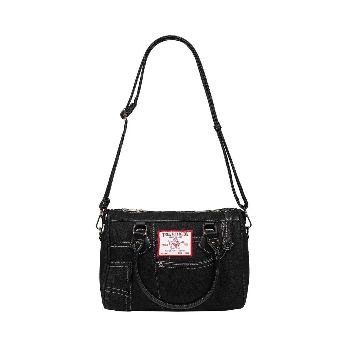 Bolso Bandolera en denim Heritage con correa cruzada - imagen 4