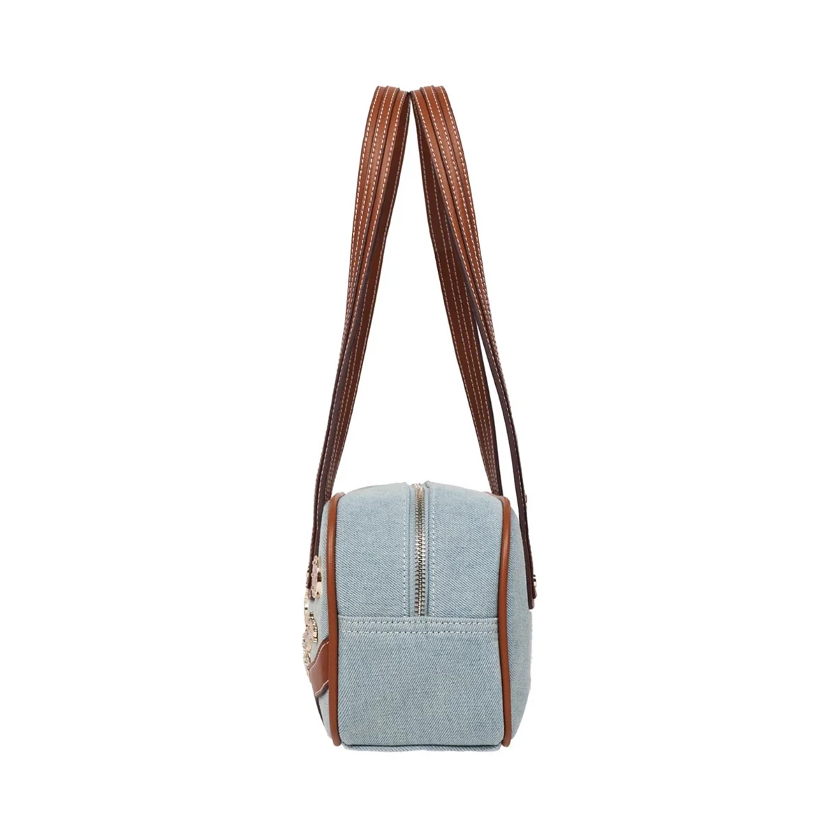 Bolso Bandolera en denim Arbor multi pin - imagen 4