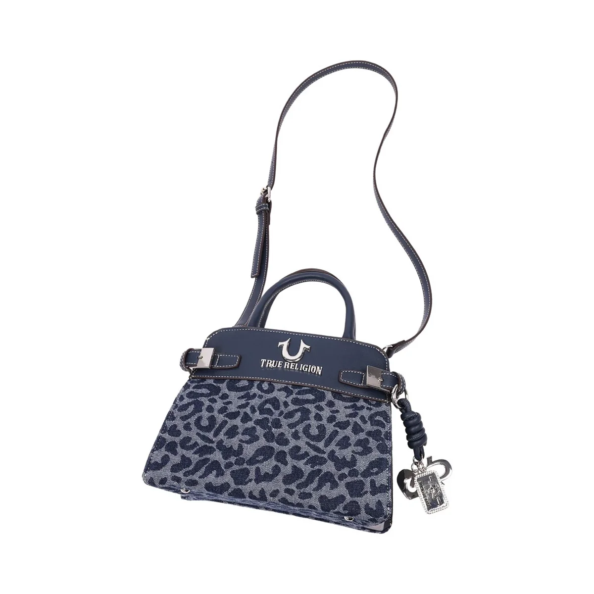 Bolso Bandolera en denim con correas - imagen 6