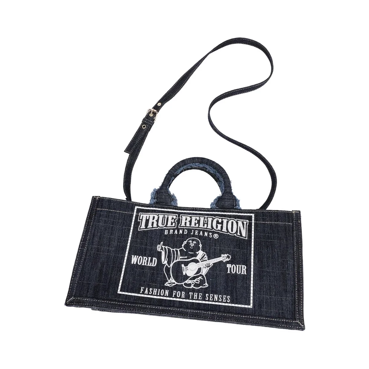 Bolso de Hombro Bling Buddha East West en Denim - imagen 6