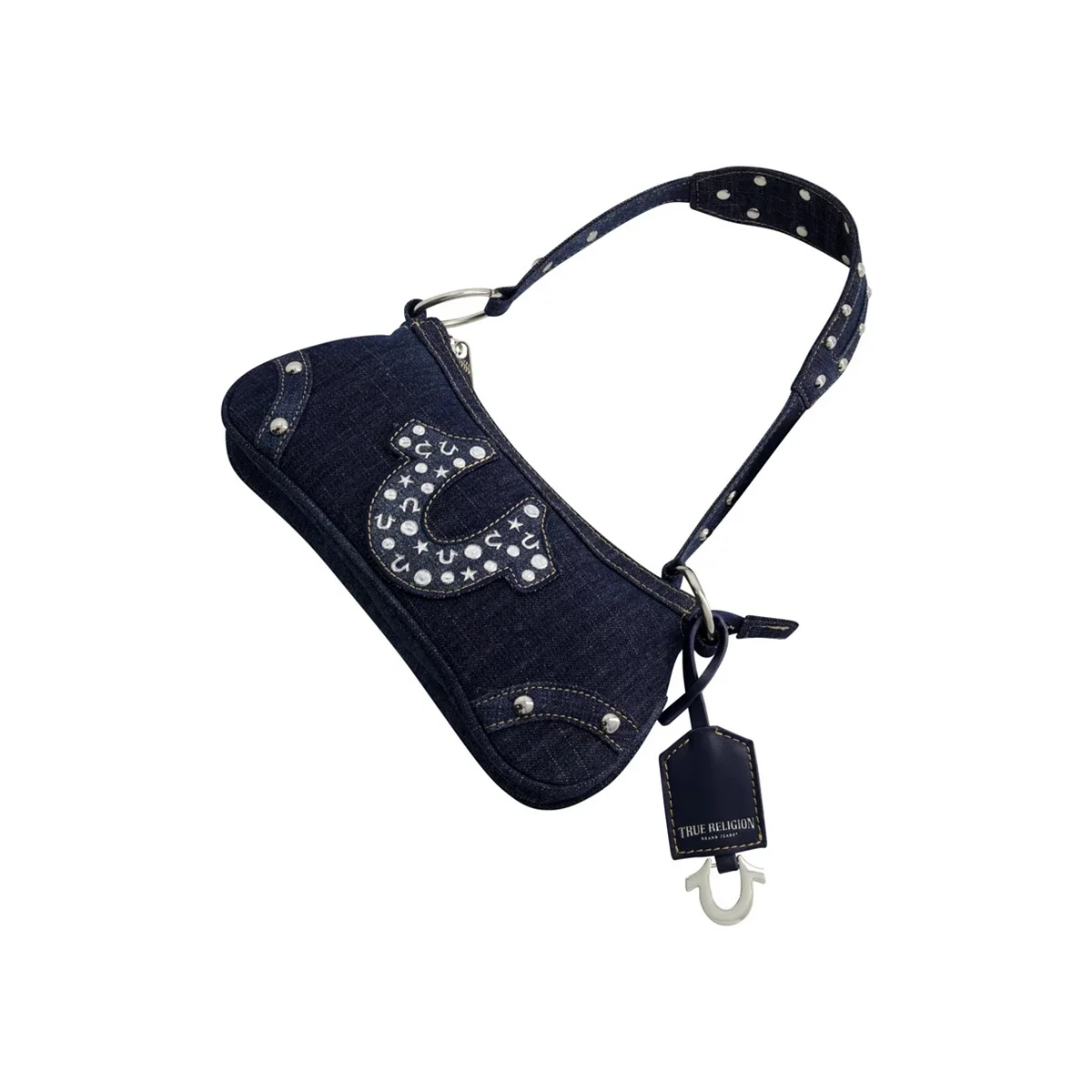 Bolso de hombro Horseshoe en denim - imagen 5