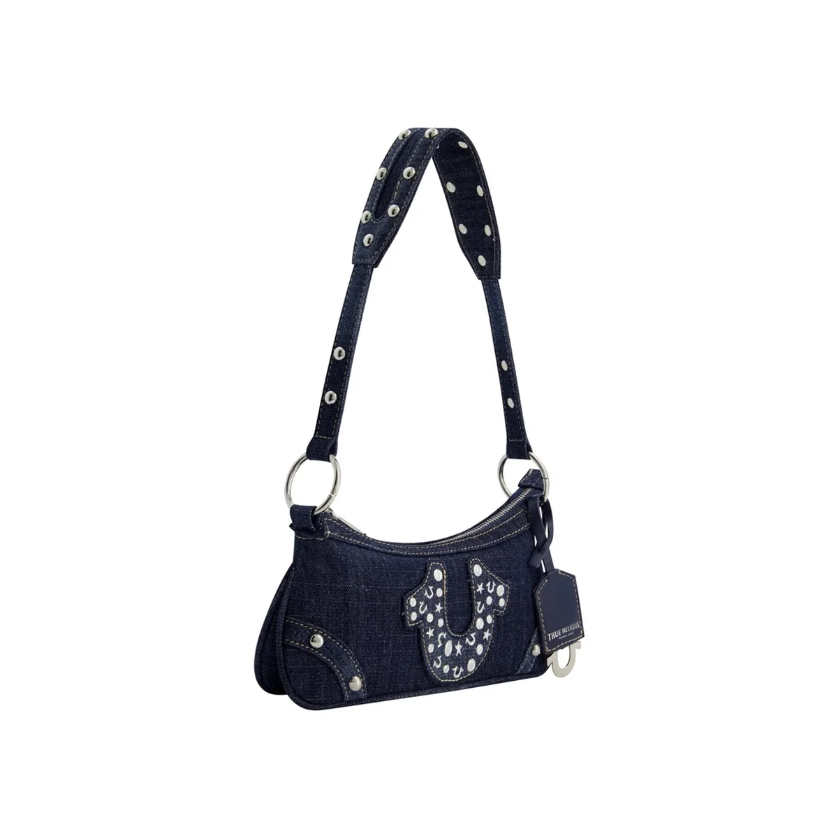 Bolso de hombro Horseshoe en denim - imagen 3