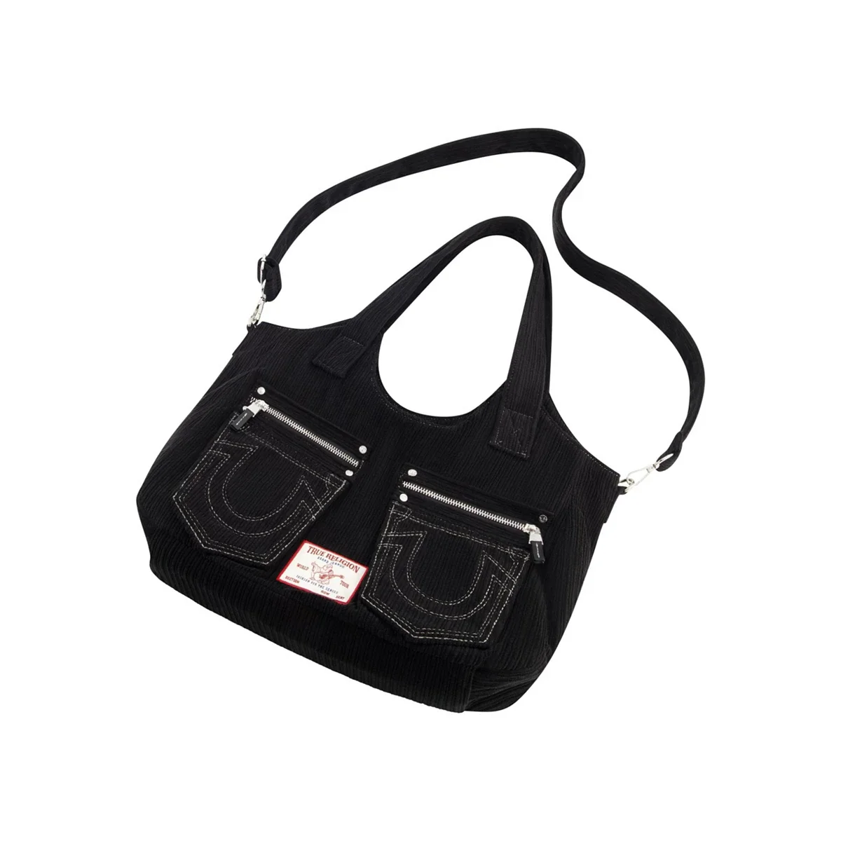 Bolso Satchel Horseshoe Stitch en Pana - imagen 6