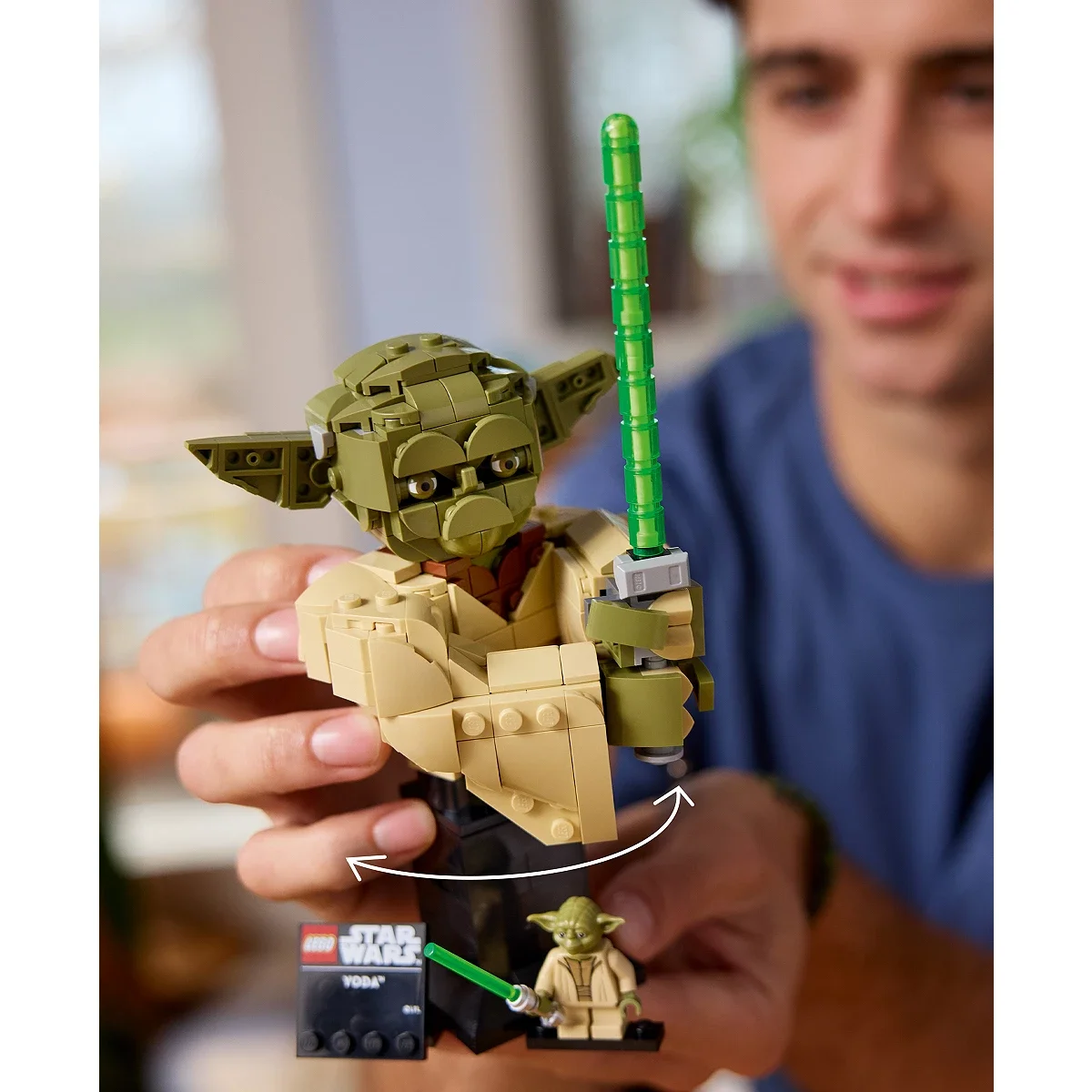 Set de Construcción Busto de Yoda Star Wars - imagen 4