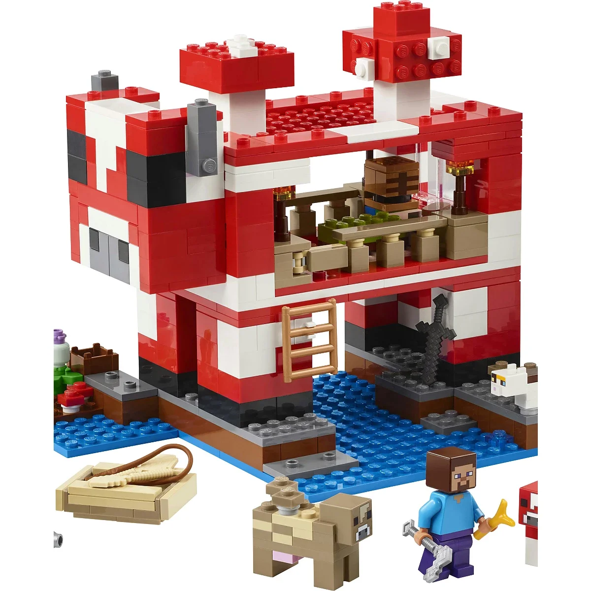 Set de Construcción The Mooshroom House de Minecraft - imagen 7