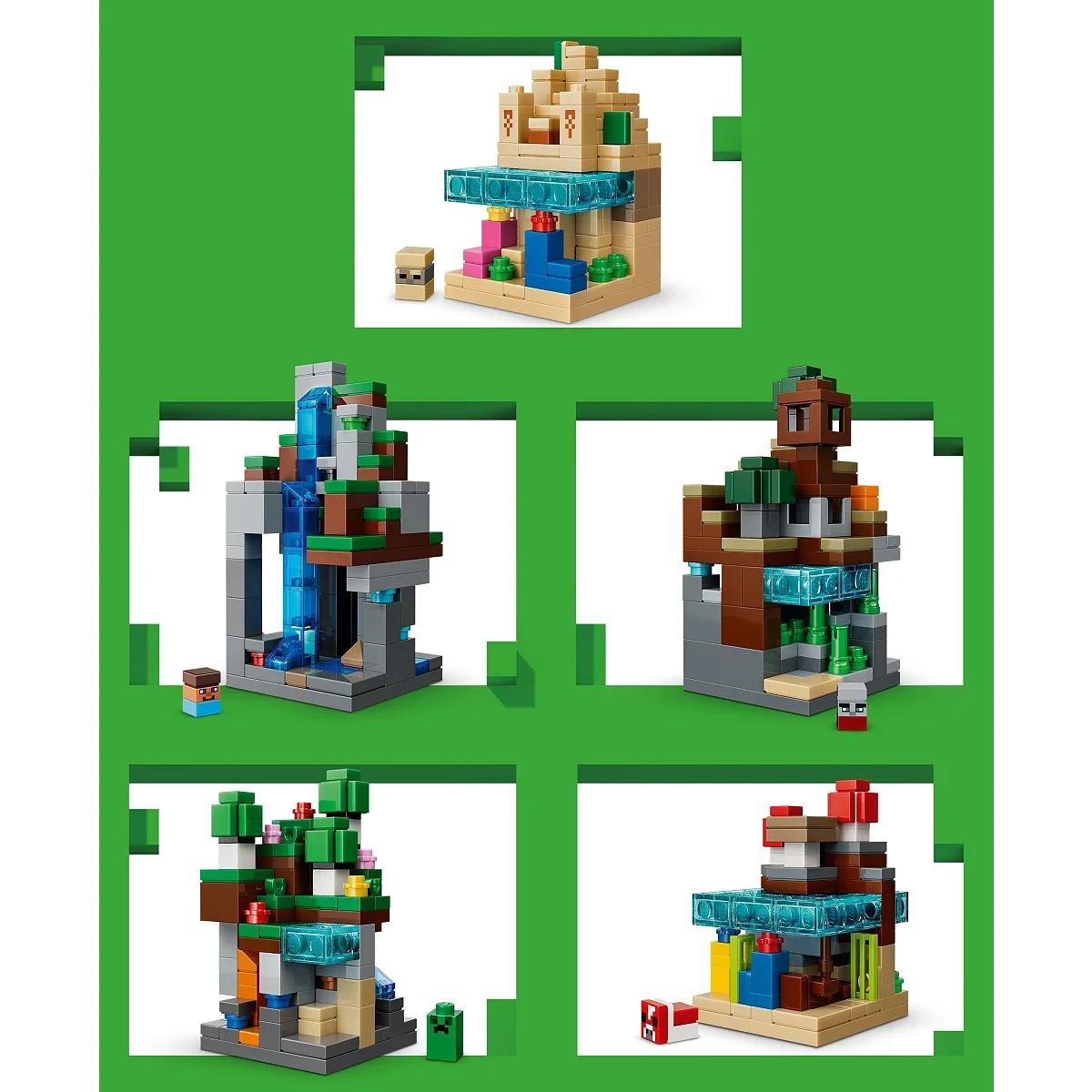 Set de Construcción Mini Biomes Minecraft - imagen 3