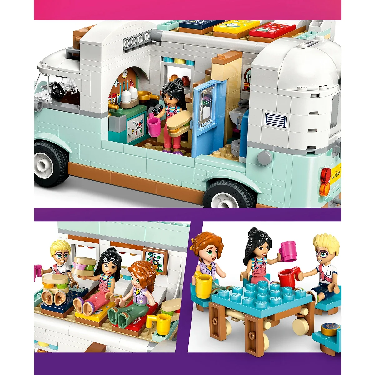 Set de Juego Camper Van de Aventura Friends - imagen 5