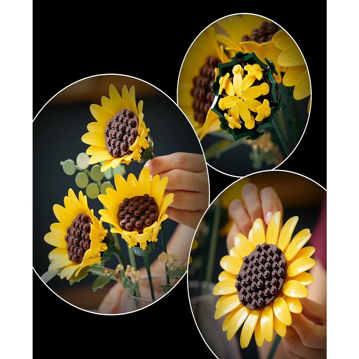 Set de Construccion Ramo de Girasoles Botanicals - imagen 4