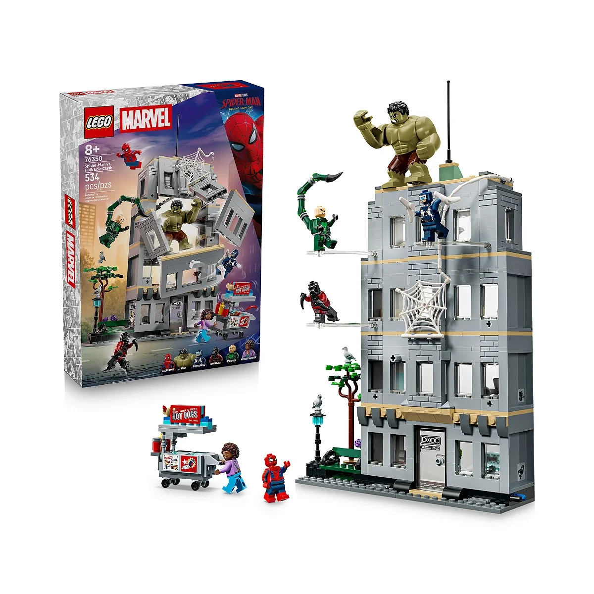 Set de Construccion Marvel Spider-Man vs. Hulk Epic Clash