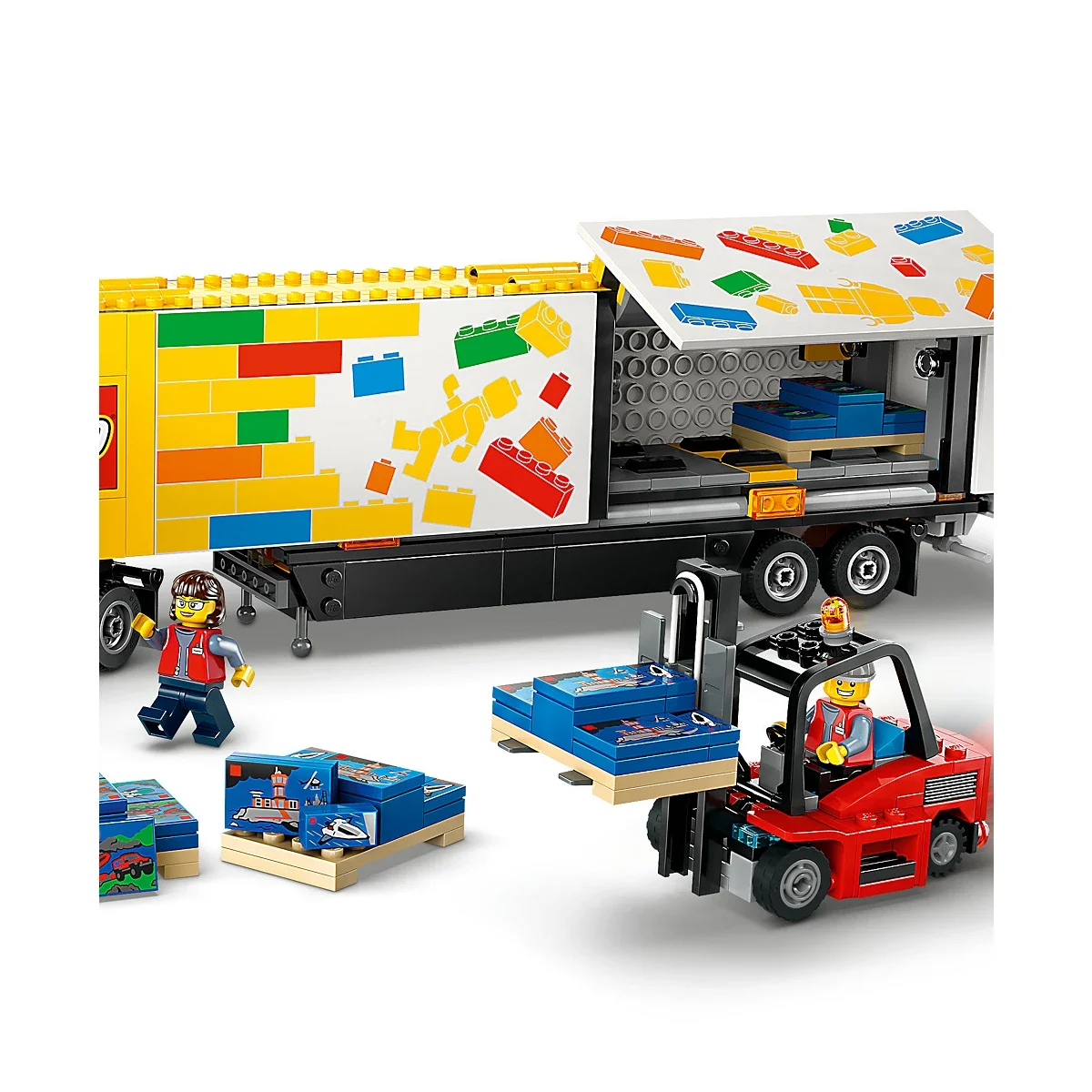 Set de Construccion City Camion de Reparto Amarillo - imagen 2