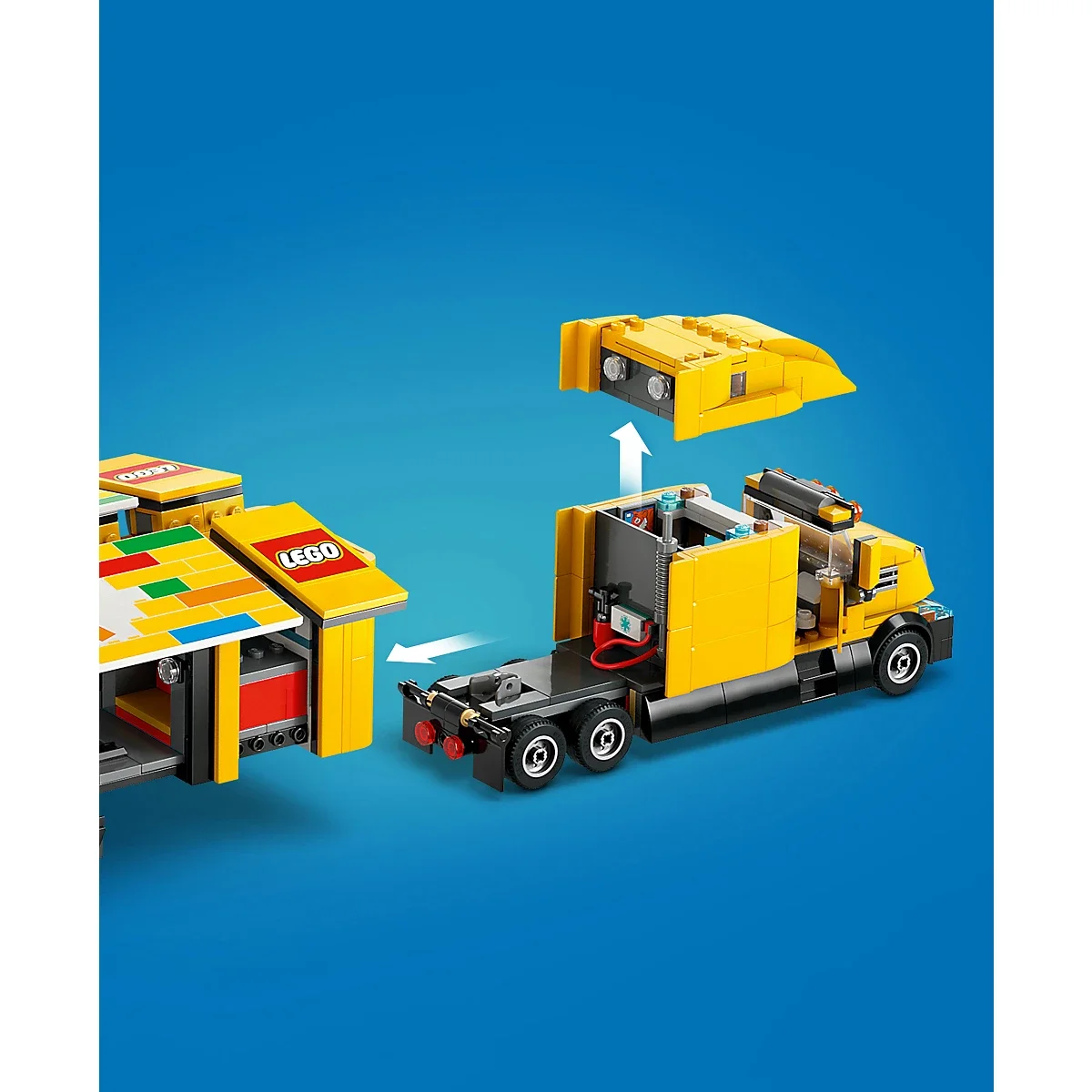 Set de Construccion City Camion de Reparto Amarillo - imagen 6