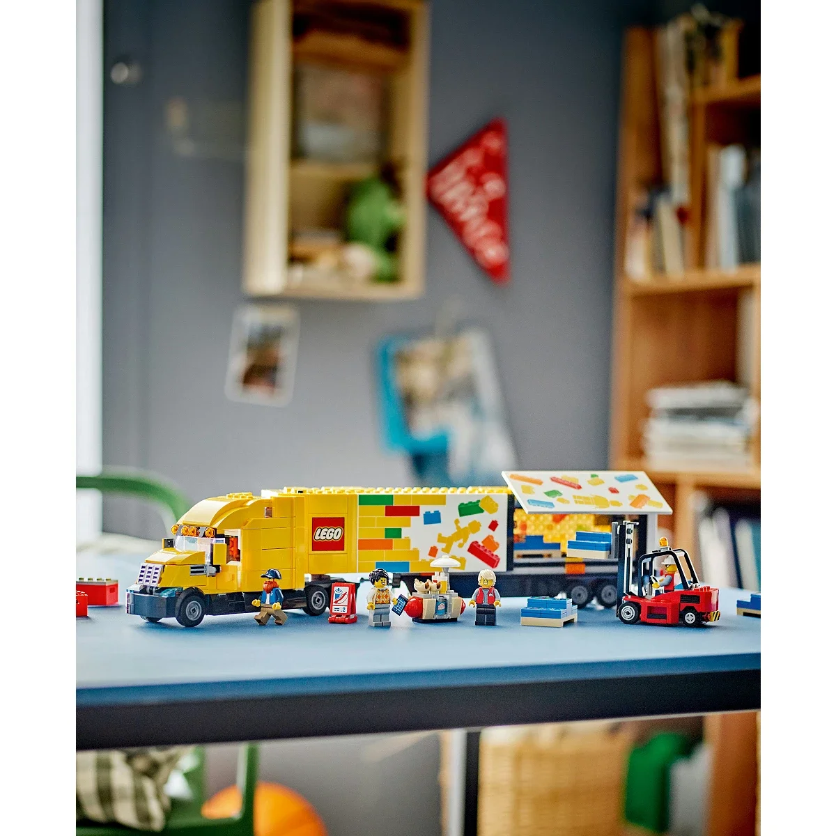Set de Construccion City Camion de Reparto Amarillo - imagen 12