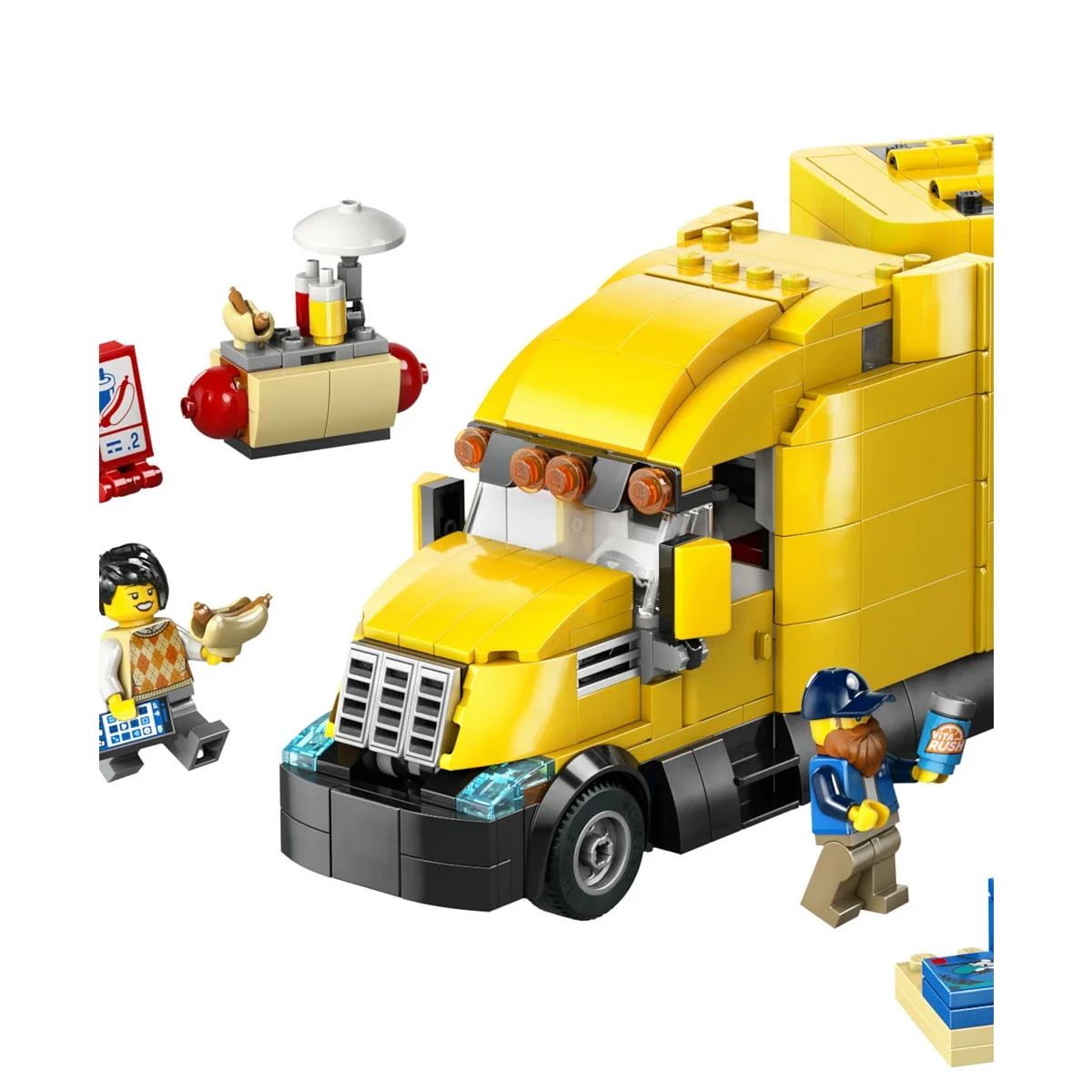 Set de Construccion City Camion de Reparto Amarillo - imagen 11