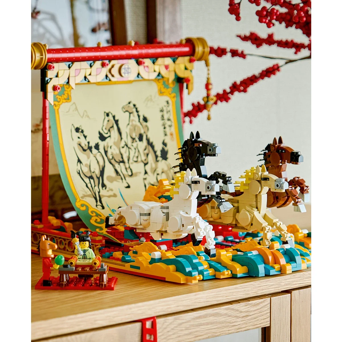 Set de Construcción Chinese Festivals Galloping Horses - imagen 5