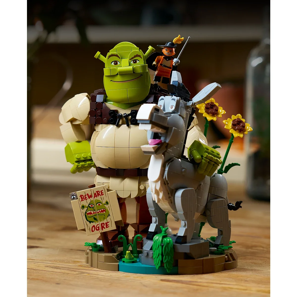 Set de Construccion Shrek Donkey y Gato con Botas - imagen 7