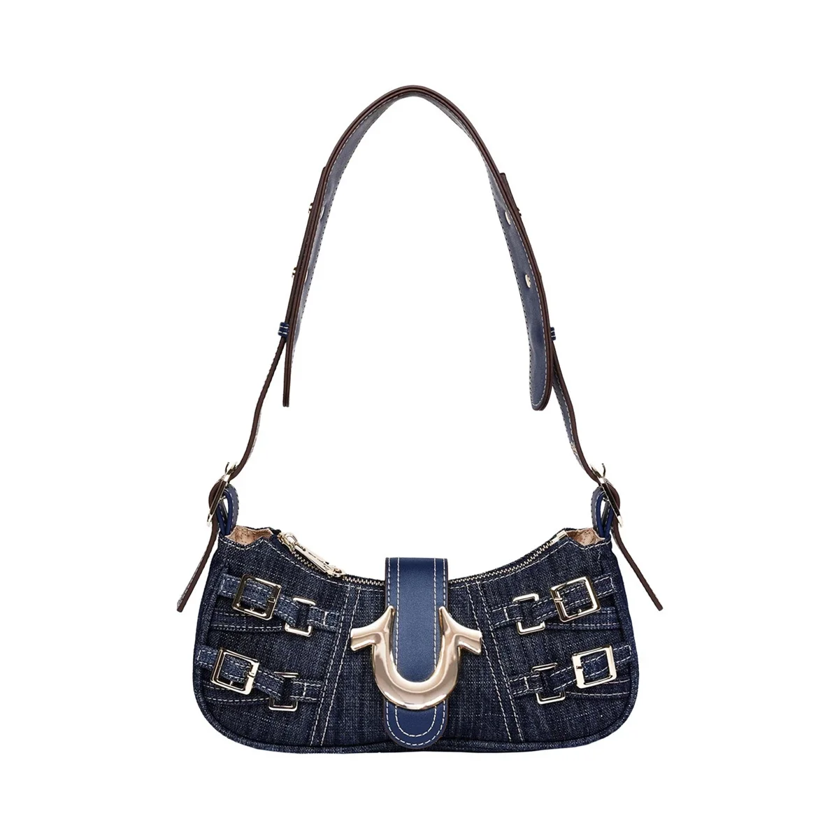 Bolso de Hombro en Denim