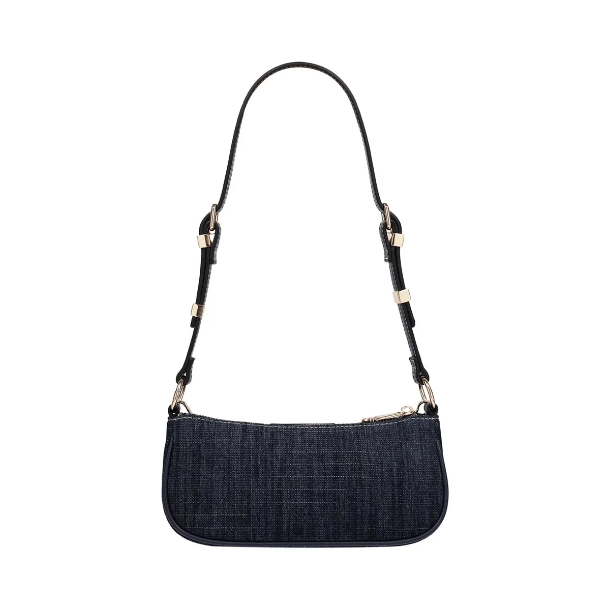 Bolso de Hombro Chain and Studs en Denim - imagen 4