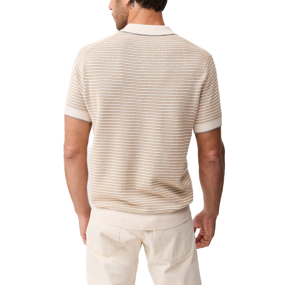 Polo de Tejido de Punto Oyster Island