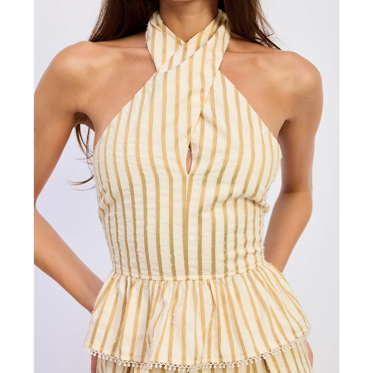 Top Halter Sin Mangas