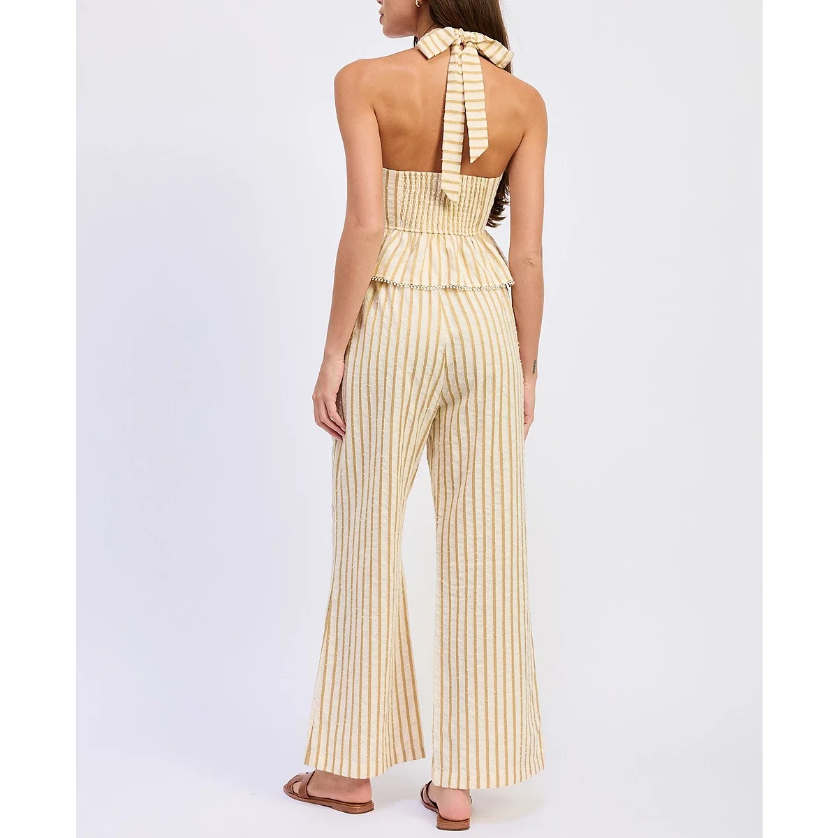 Pantalones de Talle Alto con Lazado - imagen 2