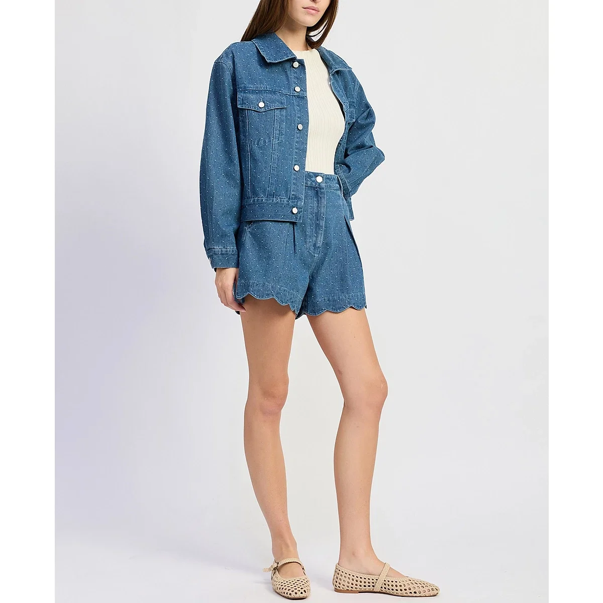 Shorts Heidi en Denim - imagen 4
