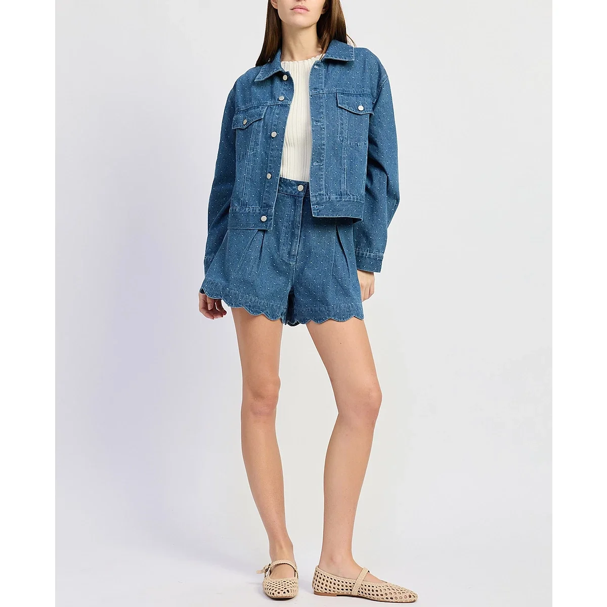 Shorts Heidi en Denim - imagen 3