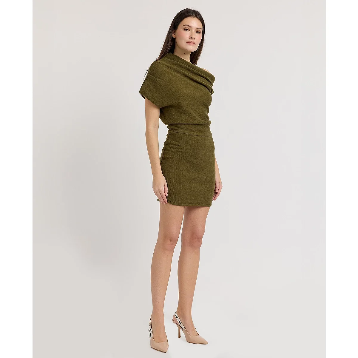 Vestido Suéter Margot Asimétrico - imagen 5