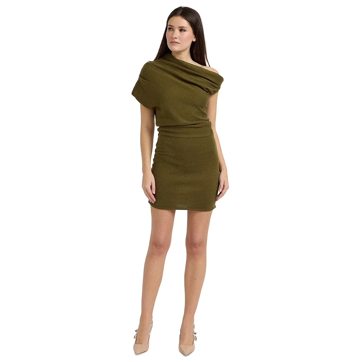 Vestido Suéter Margot Asimétrico - imagen 3