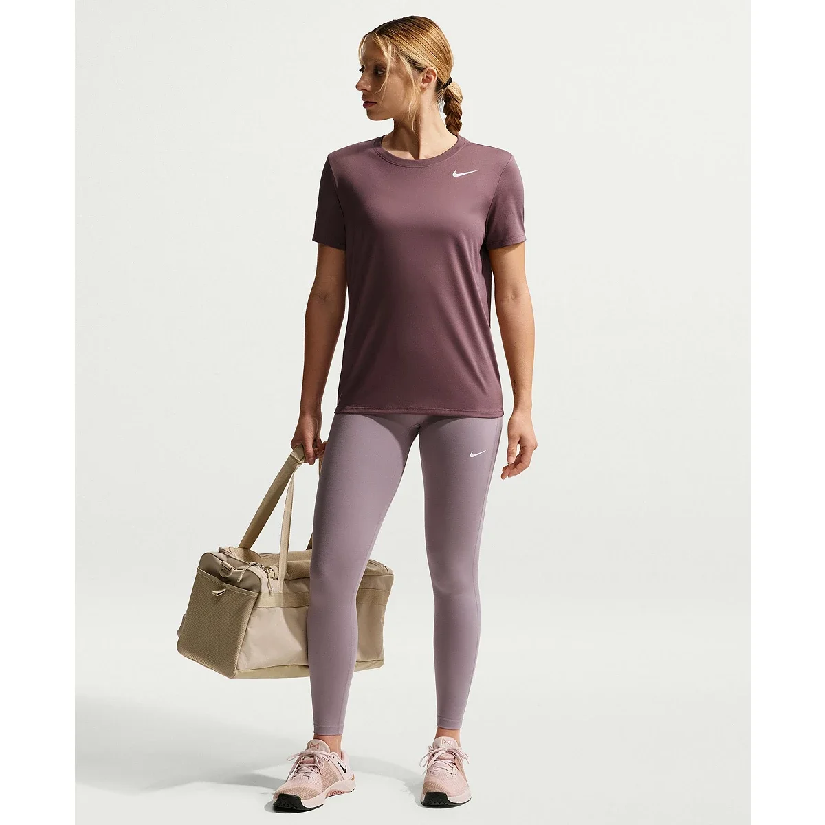 Leggings de Tiro Alto sin Costuras Frontales