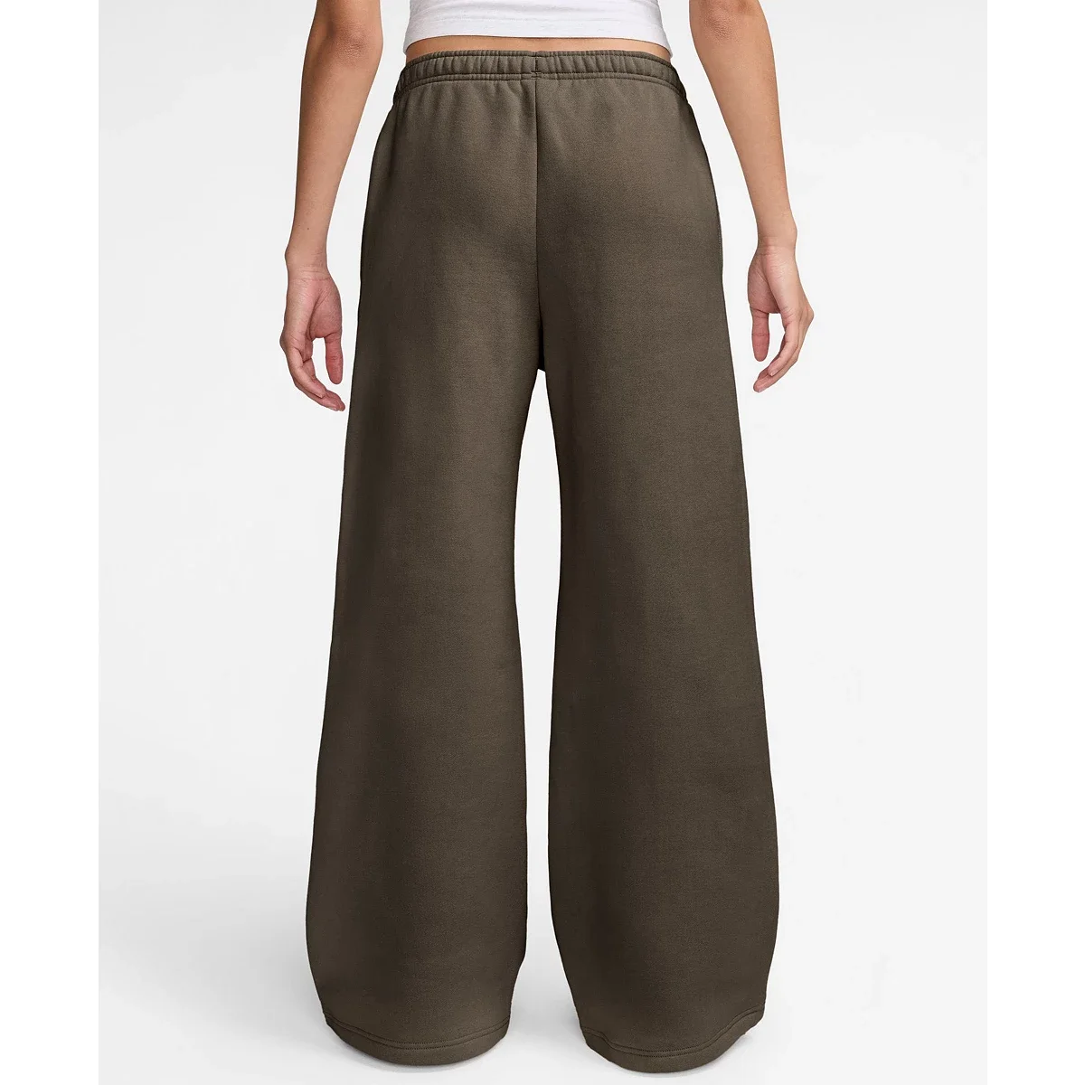 Pantalones Studio Fleece de Tiro Medio