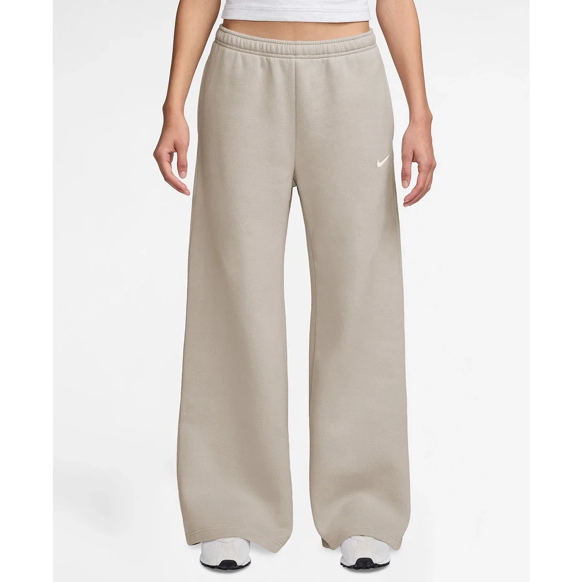 Pantalon Studio Fleece de Tiro Medio
