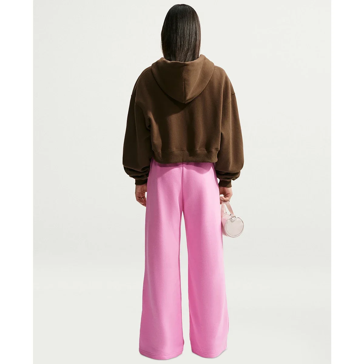 Pantalones Studio Fleece de Tiro Medio