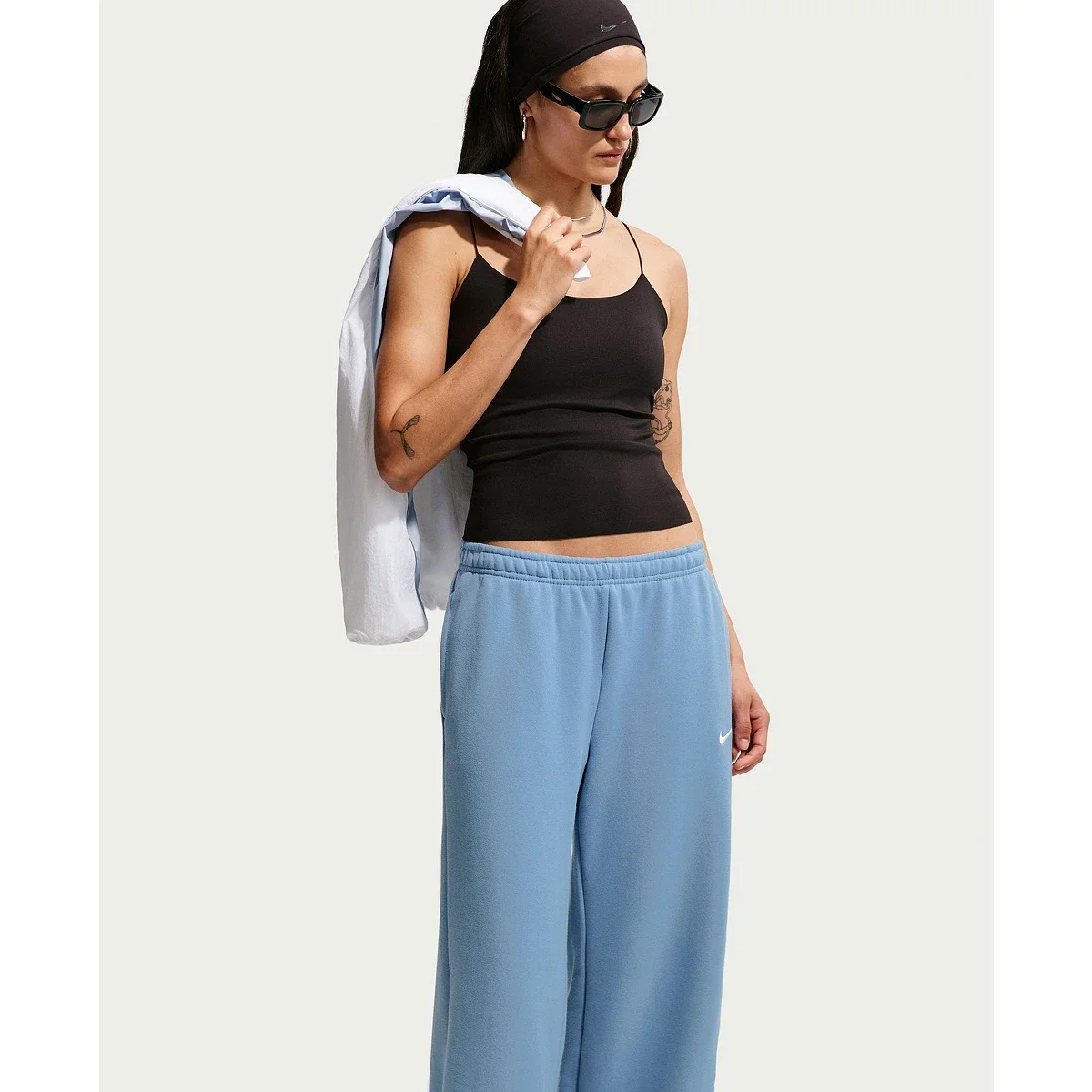 Pantalon Studio Fleece de Tiro Medio - imagen 3