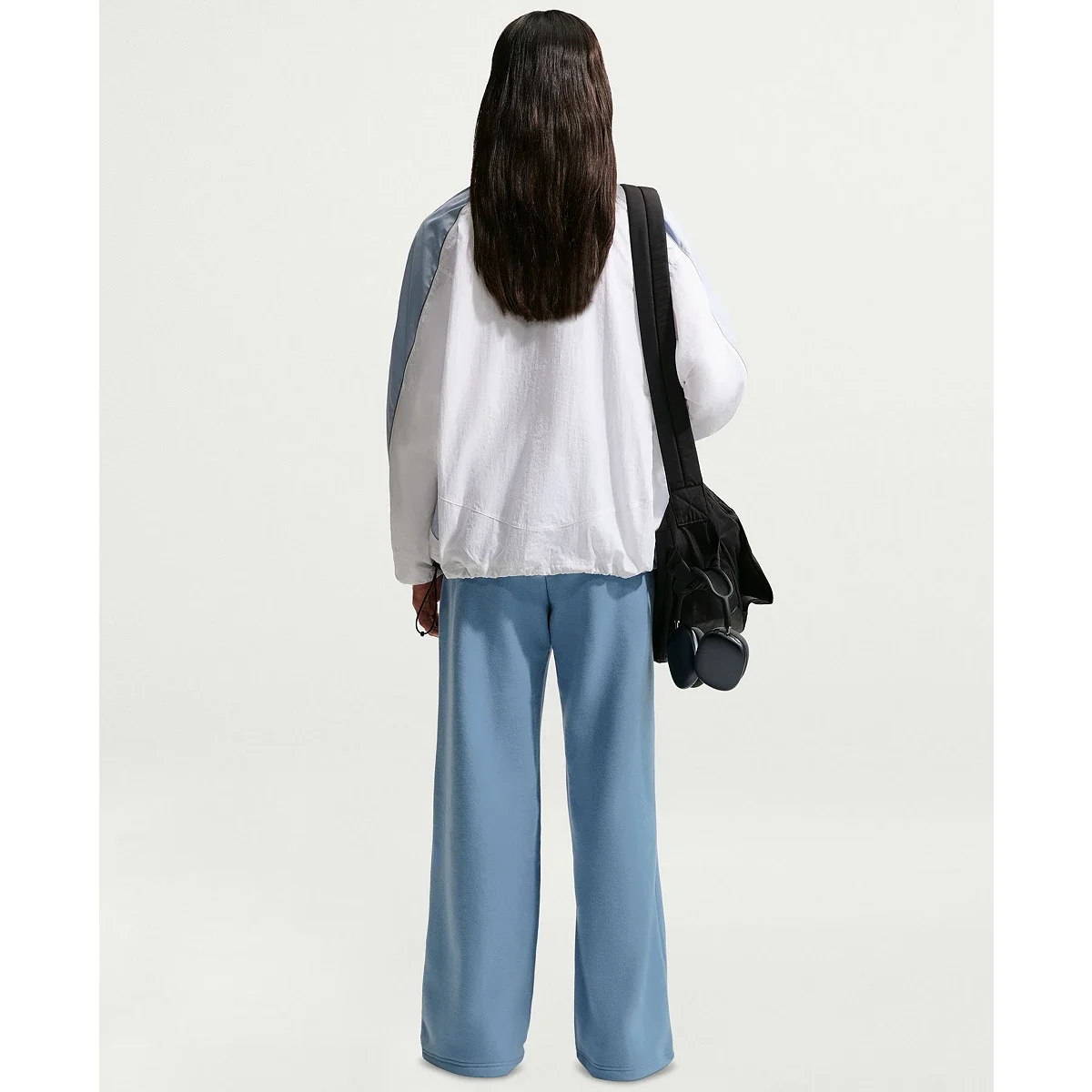 Pantalon Studio Fleece de Tiro Medio