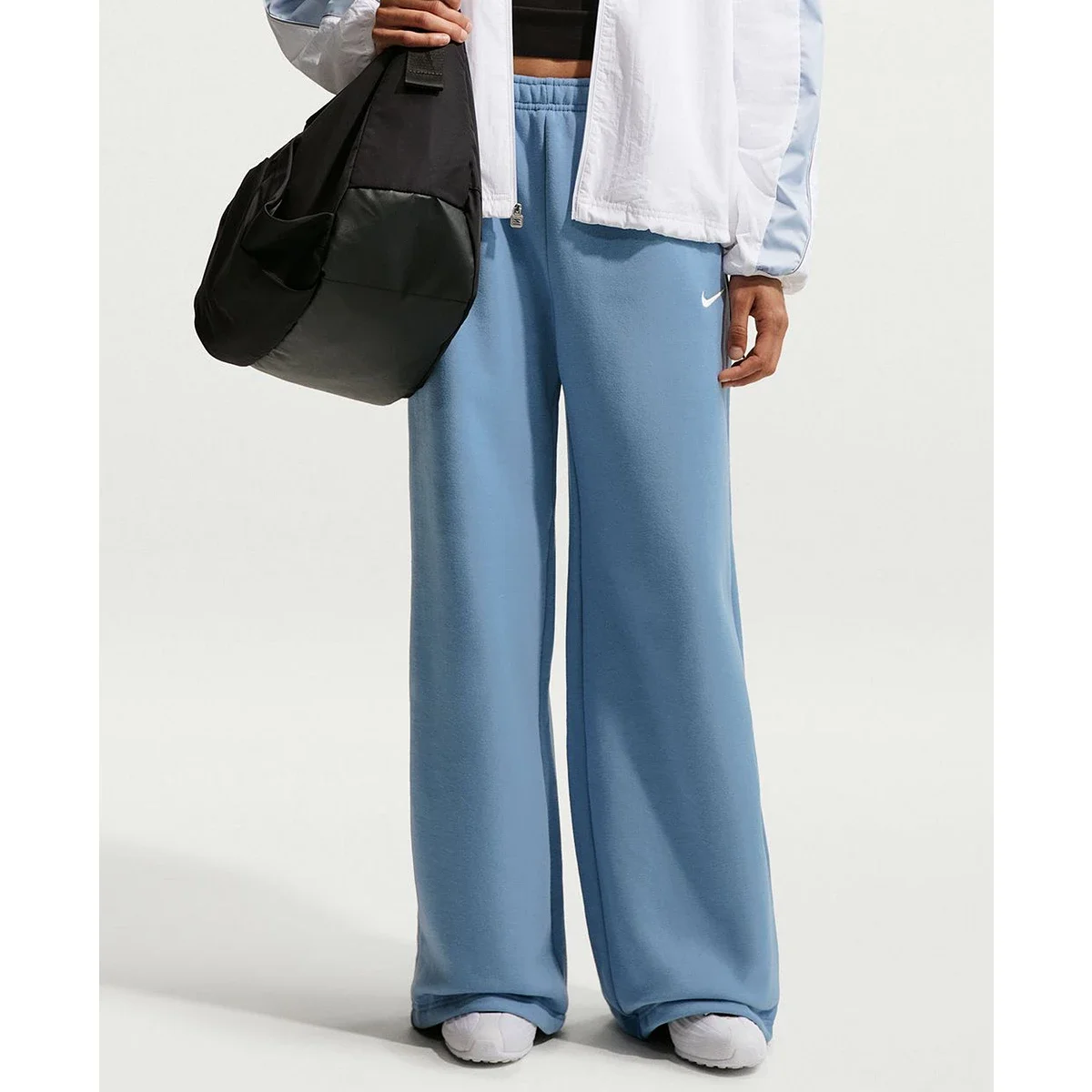 Pantalon Studio Fleece de Tiro Medio
