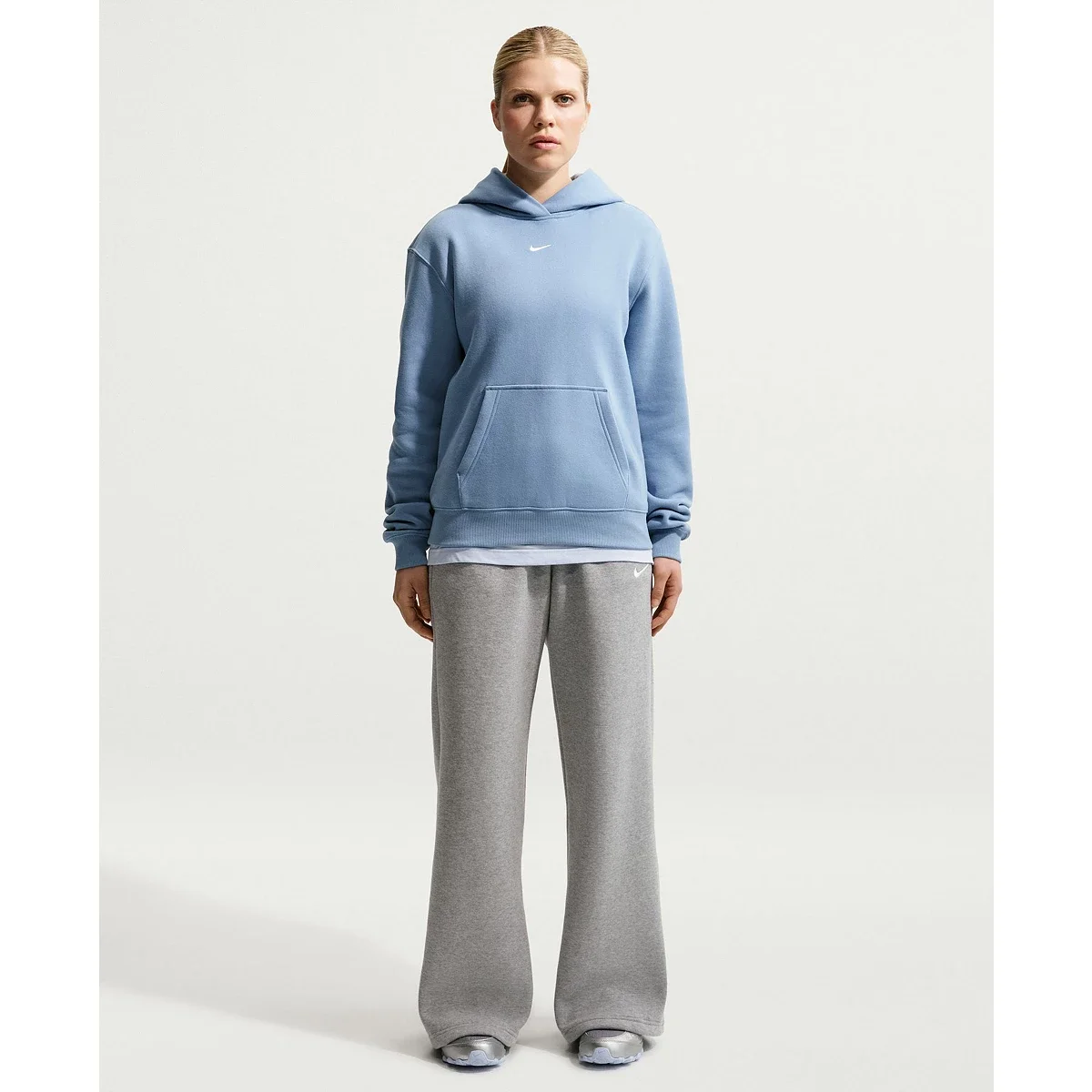 Pantalon Studio Fleece de Tiro Medio