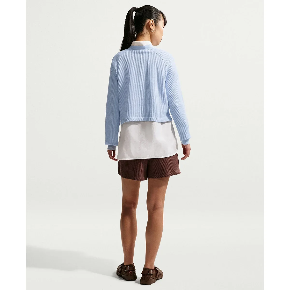 Camiseta Waffle Sportswear Chill Oversized Henley - imagen 5