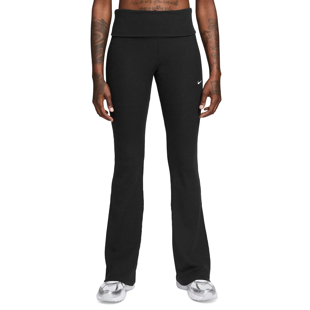 Pantalon Acanalado Chill Knit de Tiro Medio