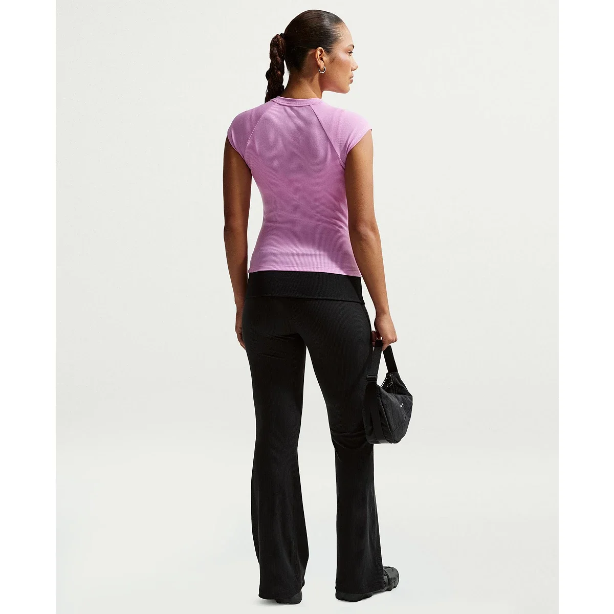 Pantalon Acanalado Chill Knit de Tiro Medio